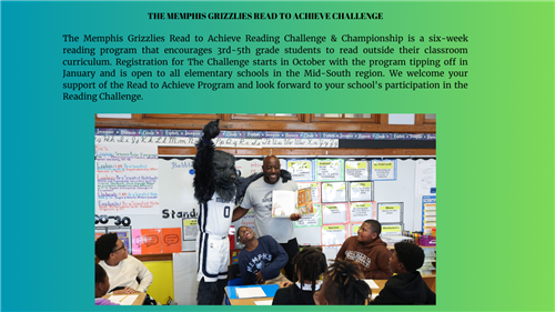 Memphis Grizzlies Read to Achieve Challenge